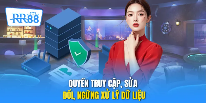 Quyền truy cập, sửa đổi, ngừng xử lý dữ liệu